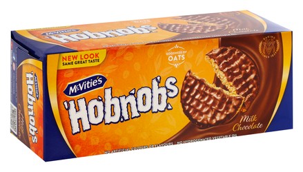 McVitie s Hobnobs Wholemeal Milk Chocolate Coated Oat Biscuits -  300 gr