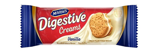 McVitie s Digestive Biscuits Filled with Vanilla Cream - trans fat free  artificial colors free  artificial flavors free 40 gr