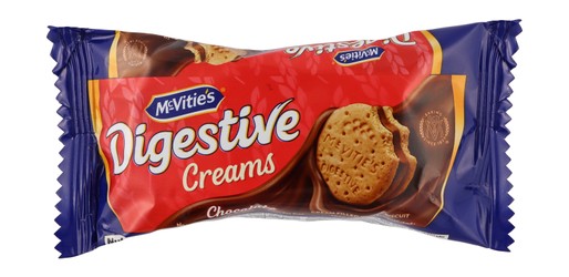 McVitie s Digestive Wheat Biscuits Filled with Chocolate Cream - trans fat free  artificial colors free  artificial flavors free 40 gr