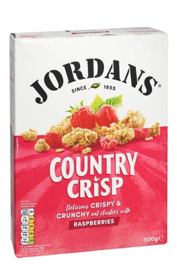 Jordans Country Crisp Baked Oat Clusters with Raspberries 500 gr