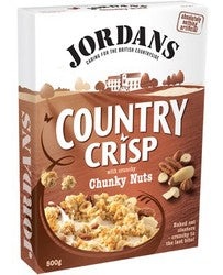 Jordans Country Crisp запеченные овсяные хлопья с крупными орехами 500 гр