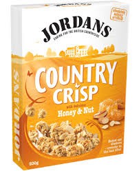 Jordans Country Crisp запеченные овсяные хлопья с медом и орехами 500 гр