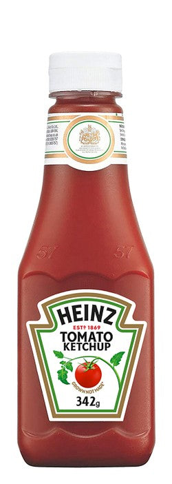 Heinz Tomato Ketchup - artificial colors free  artificial flavors free  artificial preservatives free 342 gr