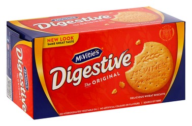 McVitie s Original Digestive Wheat Biscuits - hydrogenated vegetable oil free  artificial colors free  artificial flavors free 250 gr