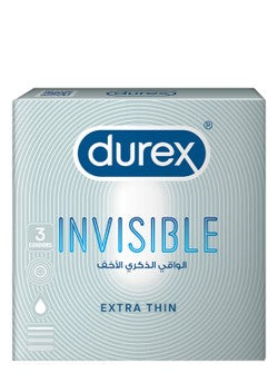 Durex Invisible Condoms 3 per pack