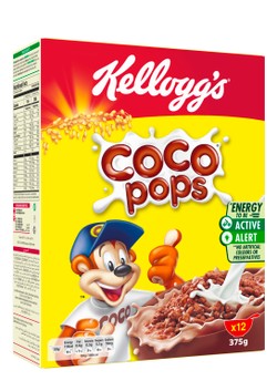 Kellogg s Coco Pops Cereal - artificial colors free  artificial preservatives free 375 gr