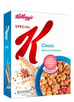 Kellogg s Special K Classic Whole Wheat Cereal - artificial colors free  artificial flavors free  vegetarian 375 gr