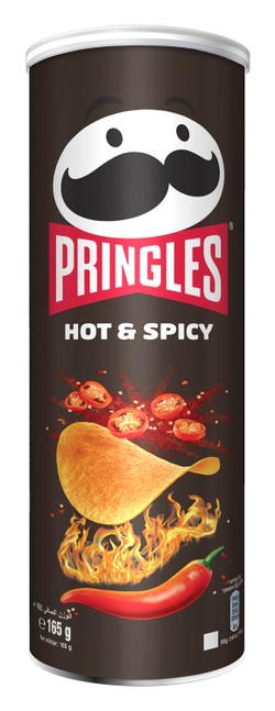 Pringles Hot & Spicy Potato Chips 165 gr