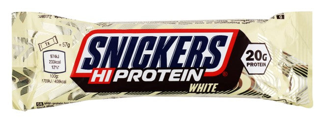 Snickers White Chocolate 20g Hi Protein Bar 57 gr