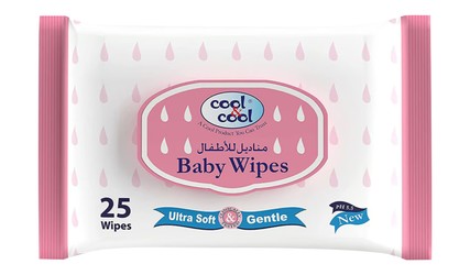 Cool & Cool Ultra Soft & Gentle Baby Wipes 25 wipes