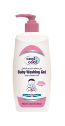 Cool & Cool Baby Washing Gel Extra Mild & Gentle with Aloe Vera Extract & Vitamin E - soap free  parabens free 500 ml