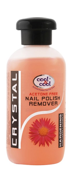 Cool & Cool Nail Polish Remover - acetone Free 100 ml