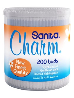 Sanita Charm Cotton Swabs 200 per pack