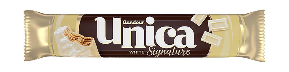 Unica Signature Chocolate Wafer Coated with White Chocolate 33.4 gr