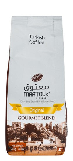 Maatouk Original Gourmet Blend Original Turkish Ground Coffee Medium Roast 250 gr