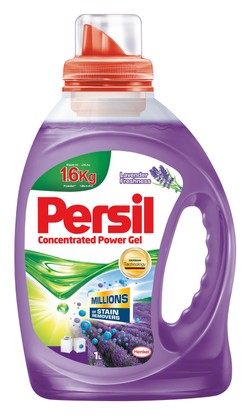 Persil Concentrated Power Gel Detergent Lavender Scent Front & Top Load 1 L