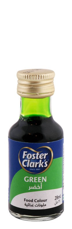 Foster Clark s Green Food Coloring - alcohol free 28 ml