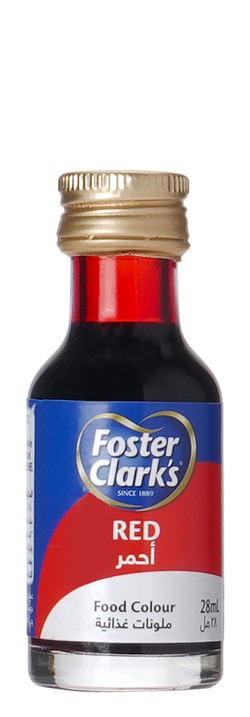 Foster Clark s Red Food Coloring - alcohol free 28 ml