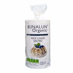 Bunalun Organic Salted Rice Cakes - gluten free 100 gr