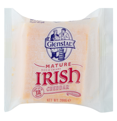 Glenstal Mature Irish Cheddar Cheese 200 gr