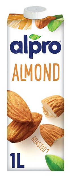 Alpro Roasted Almond Drink - vegan  gluten free  preservatives free 1 L