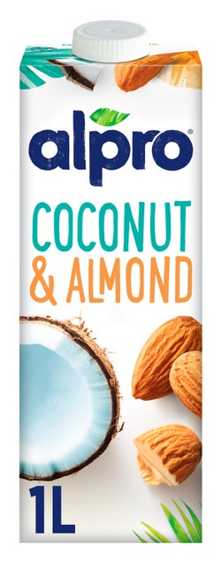 Alpro Coconut & Almond Drink - vegan  gluten free  preservatives free 1 L