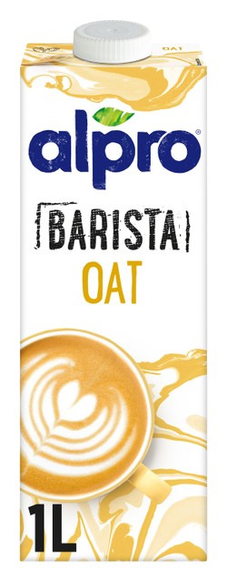 Alpro Barista Oat Drink - vegan  no added sugars  colors free 1 L