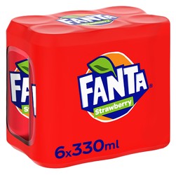 Fanta Strawberry 6 x 330 ml