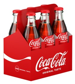 Coca Cola Regular Glass Bottles 6 x 290 ml