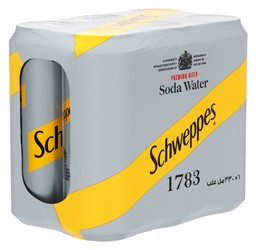 Schweppes Soda Water 6 x 330 ml