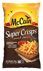 McCain Super Crisps Frozen Skin-On Seasoned Potato Fries 750 gr