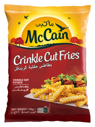 McCain Frozen Crinkle Cut Potato Fries 750 gr