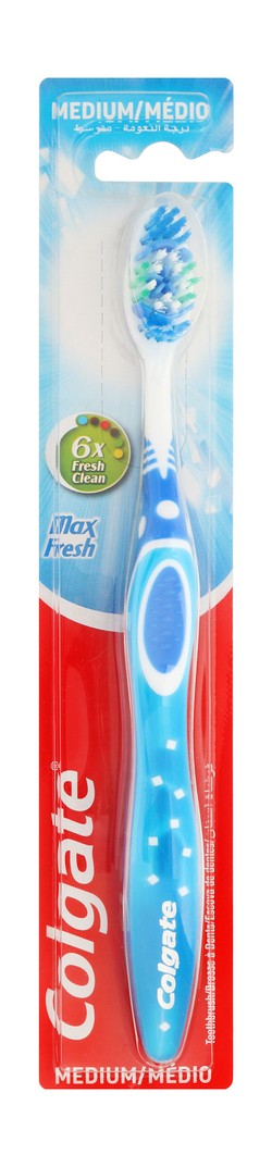 Colgate Max Fresh Pink Medium Toothbrush 1 pcs