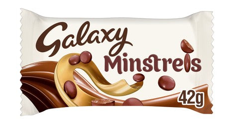 Galaxy Minstrels Milk Chocolate Bites in Glazed Shells 42 gr