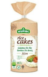 Kupiec Original Baked Slim Rice Cakes - vegetarian  salt free 90 gr