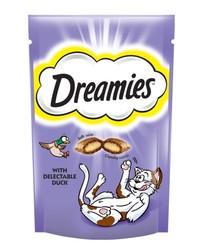 Dreamies Cat Treats with Delectable Duck 60 gr