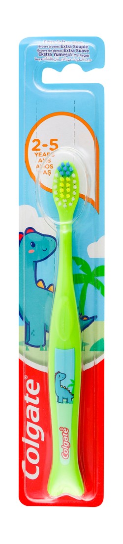 Colgate Blue Dinosaur Extra Soft Toothbrush (2-5 Years) 1 pcs