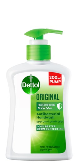 Dettol Original Antibacterial Liquid Hand Wash Pine Scent 200 ml