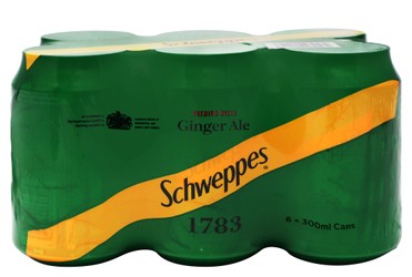 Schweppes Ginger Ale 6 x 300 ml