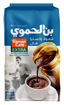 Hamwi Cafe Premium Blend Ground Coffee with Extra Cardamom 200 gr