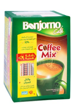 Bonjorno Coffee Mix 2in1 Instant Coffee Sachets 12 x 12 gr