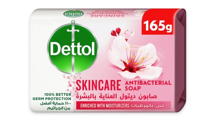 Dettol Skincare Antibacterial Soap Bar Rose & Sakura Blossom Scent 165 gr