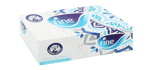 Fine Classic Euphoria Sterilized White Tissues 2ply 130 tissues