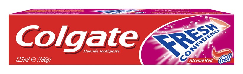 Colgate Fresh Confidence Xtreme Red Gel Toothpaste 125 ml