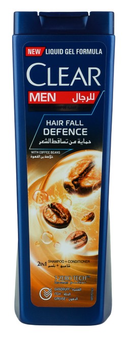 Clear Men 2in1 Hair Fall Defense Shampoo & Conditioner with Caffeine & Vitamin B3 400 ml