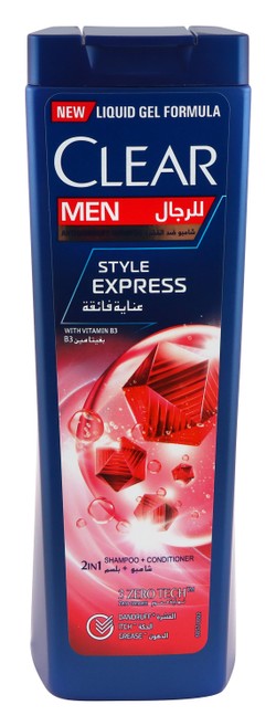 Clear Men Style Express 2in1 Anti-Dandruff Shampoo & Conditioner 400 ml