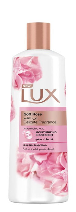 Lux Delicate Fragrance Body Wash Soft Rose Scent with Hyaluronic Acid 250 ml