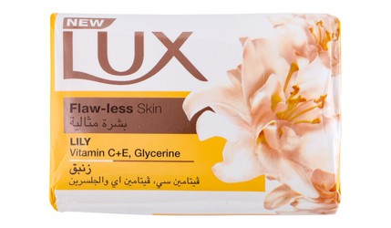 Lux Flawless Skin Soap Bar Lily Scent with Glycerine  Vitamins C & E 170 gr