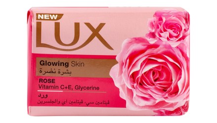 Lux Glowing Skin Soap Bar with Vitamins C+E  Rose Extracts & Glycerine 170 gr