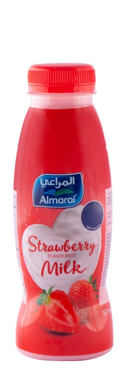 Almarai Full Fat Milk Strawberry Flavor 360 ml